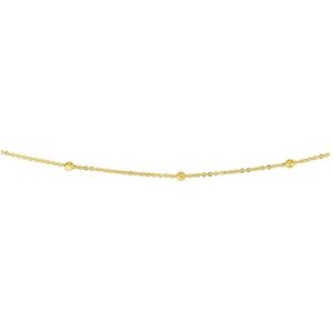 14 karat yellow gold necklace. 18 inches.