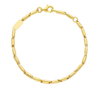 18 Karat Yellow Gold Bracelet Made In Italy