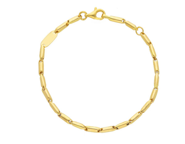 18 Karat Yellow Gold Bracelet Made In Italy
