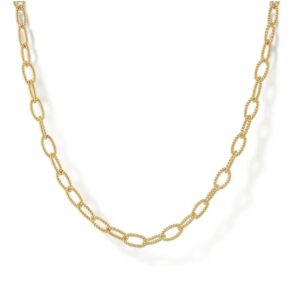 14 karat yellow gold necklace by Gabriel & Co.