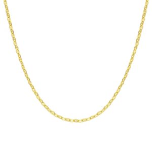 9 Karat Yellow Gold Chain. Made In Italy