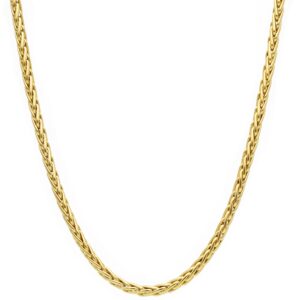 18 karat yellow gold chain. MADE IN ITALY.