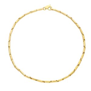 9 karat yellow gold bracelet. MADE IN ITALY.
