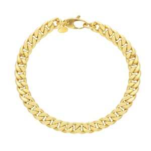 14 karat yellow gold bracelet. MADE IN ITALY.