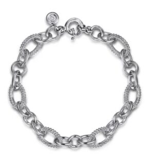 Sterling silver bracelet by Gabriel & Co.