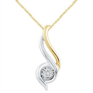 10 Karat Gold Diamond Pendant